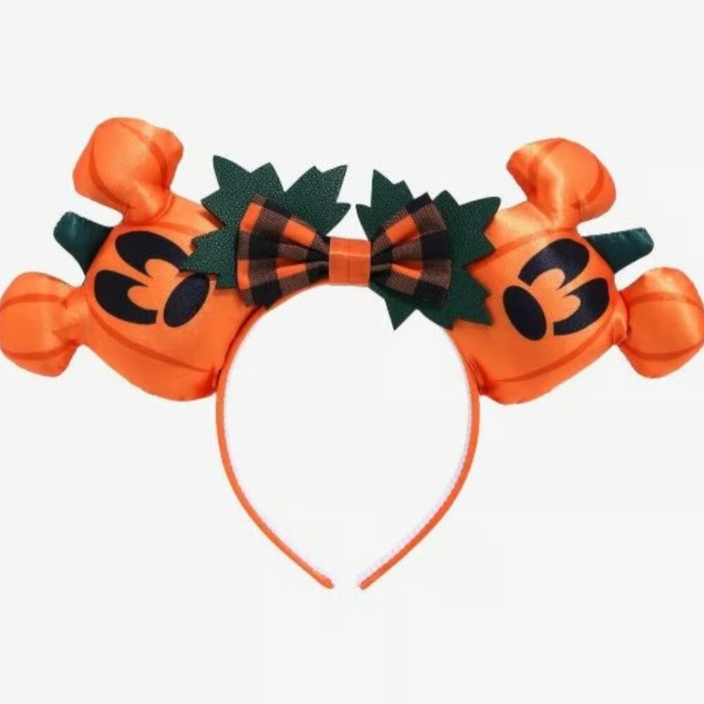 Disney Halloween Disney Minnie Mouse Jack-O'Lantern Mouse Ears Headband